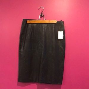 Calvin Klein Faux Suede Skirt